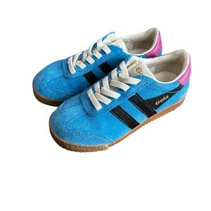 Gola Kids Elan Vibrant Blue and Pink Sneakers, Size 12, NWOT, Rare Find